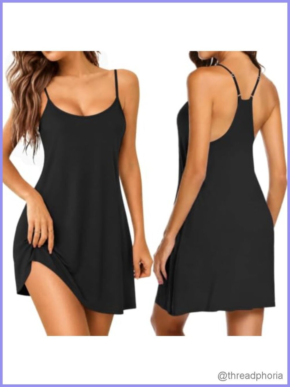 Cotton Sleeveless Nightgown Tank Sleepshirt
